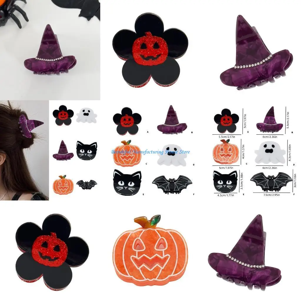 

E56A Halloween Hair Excerpts Acrylic Shade Bat Lightweight Comfort