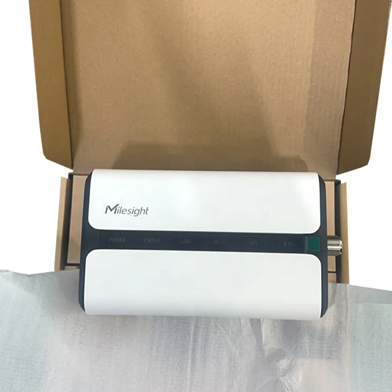 Milesight UG65 Semi-Industrial LoRaWAN Gateway 8CH IP65 Indoor 4G WiFi PoE Built-in NS for Smart Building Office Automation