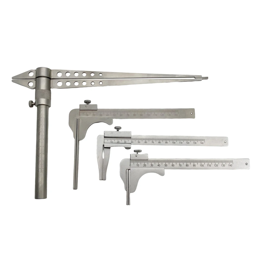 

QSWTITAN Ацетабulum Линейка Ортопедический штангенциркуль для суставов Хирургические инструменты Медицинские хирургические инструменты для домашних животных