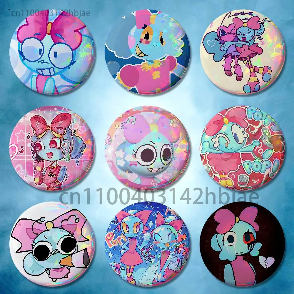 Poppy D-Dandys W-World Badges 25 32 44 58 75 mm Round Cosplay Pin Bag Decor Fans Collect Friends Gifts Brooch Souvenir