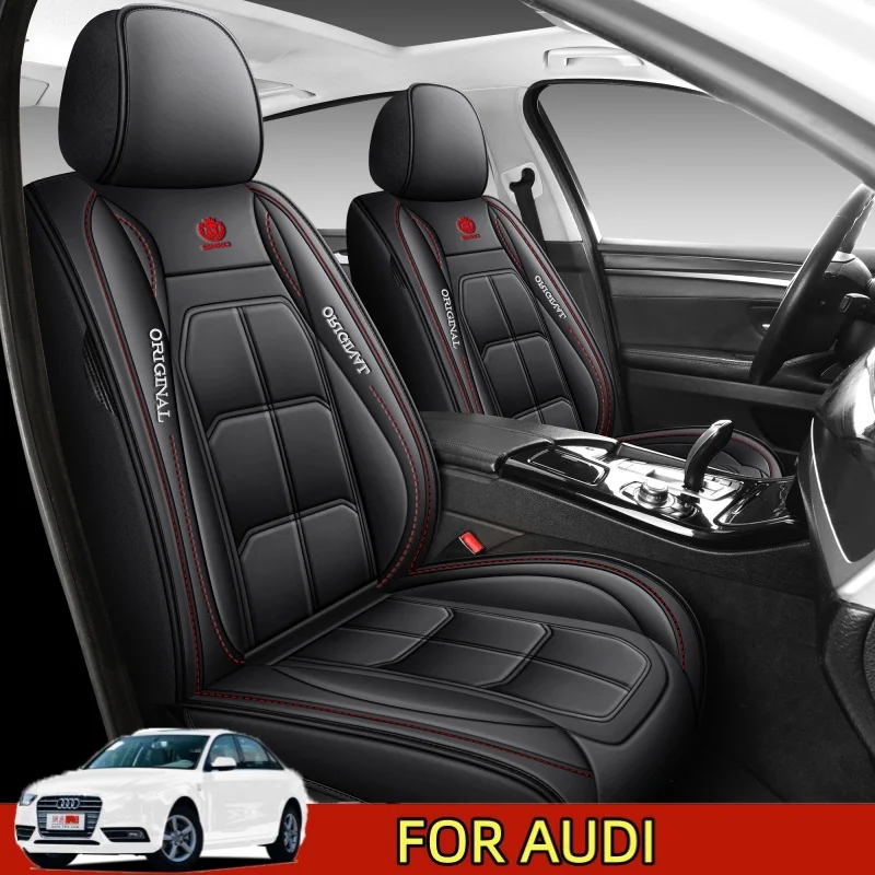 

Чехлы на автомобильные сиденья для AUDI, водонепроницаемые и износостойкие чехлы из искусственной кожи «все включено» из искусственной кожи, 1 шт.