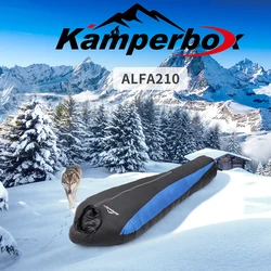 Kamperbox Sleeping Bag Camping Ultralight Outdoor Sleeping Bag Down 0-5°C Alfa210