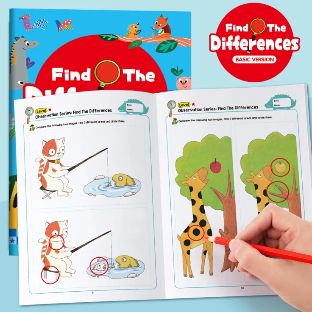 32 Pages Children's Search for Items Game Look and Find Fun Design Fun Coloring Book Focus and Attention Visual Perception