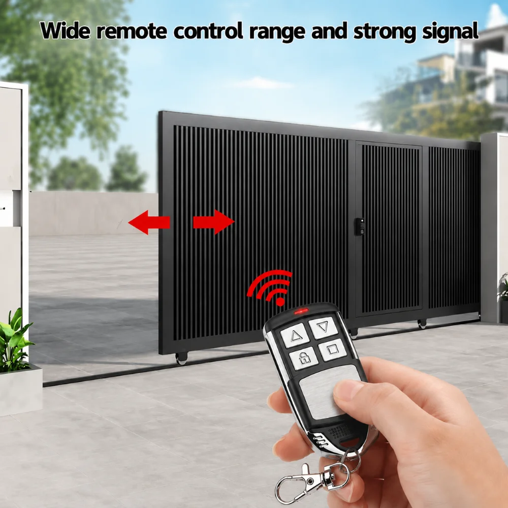 FUNNYSHIELD 433Mhz Remote Control Duplicator Universal Remote Key Copy Clone Replacement Garage Door Keychain RF Transmitter