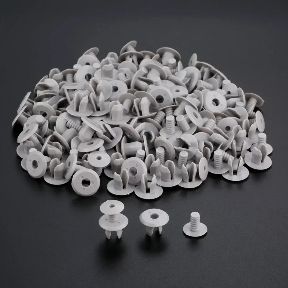 Brand New EASY INSTALLATION Car Trim Panel Door Panel Door Panel Holder Trim Fixing Clips 50Pcs 701867299 Grey