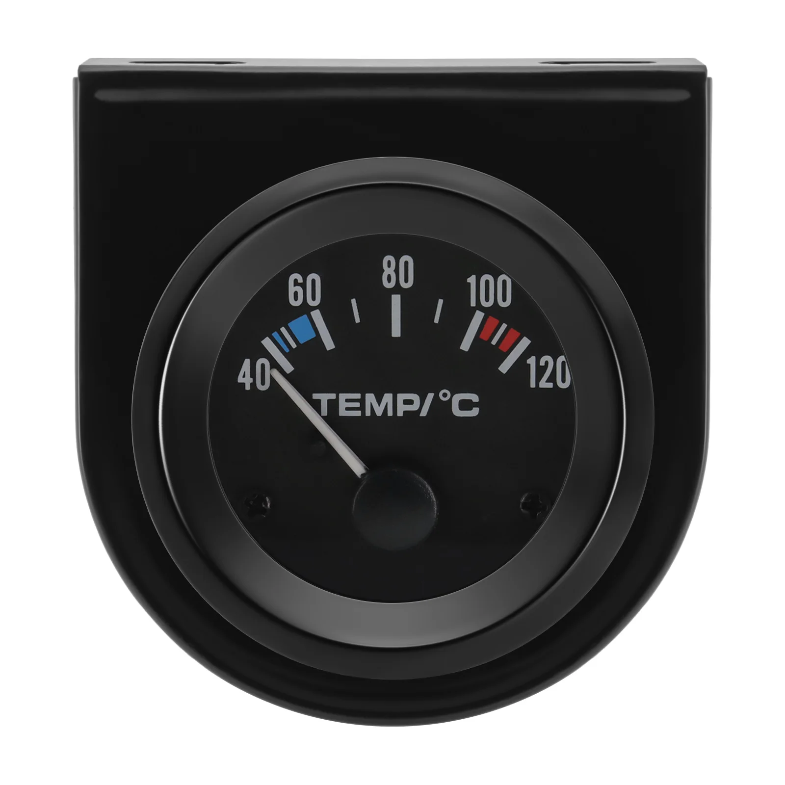 Auto Temperature Meter with Sensor 1/8 NPT 52mm LED Digital Oil /Water Temp Indicator PSI Oil Press Black Gauge Fit Gasoline Car