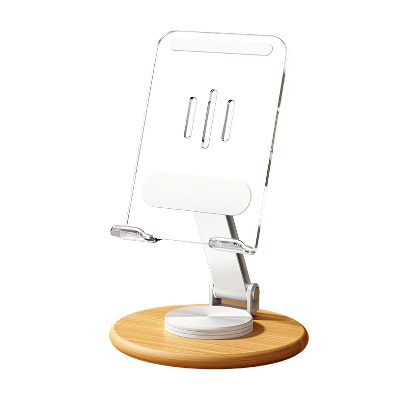 Acrylic Cell Phone Stand Transparent Phone Stand Desktop Table for iPhone 14 ProMax Samsung Huawei Xiaomi Phone Holder Rotatable