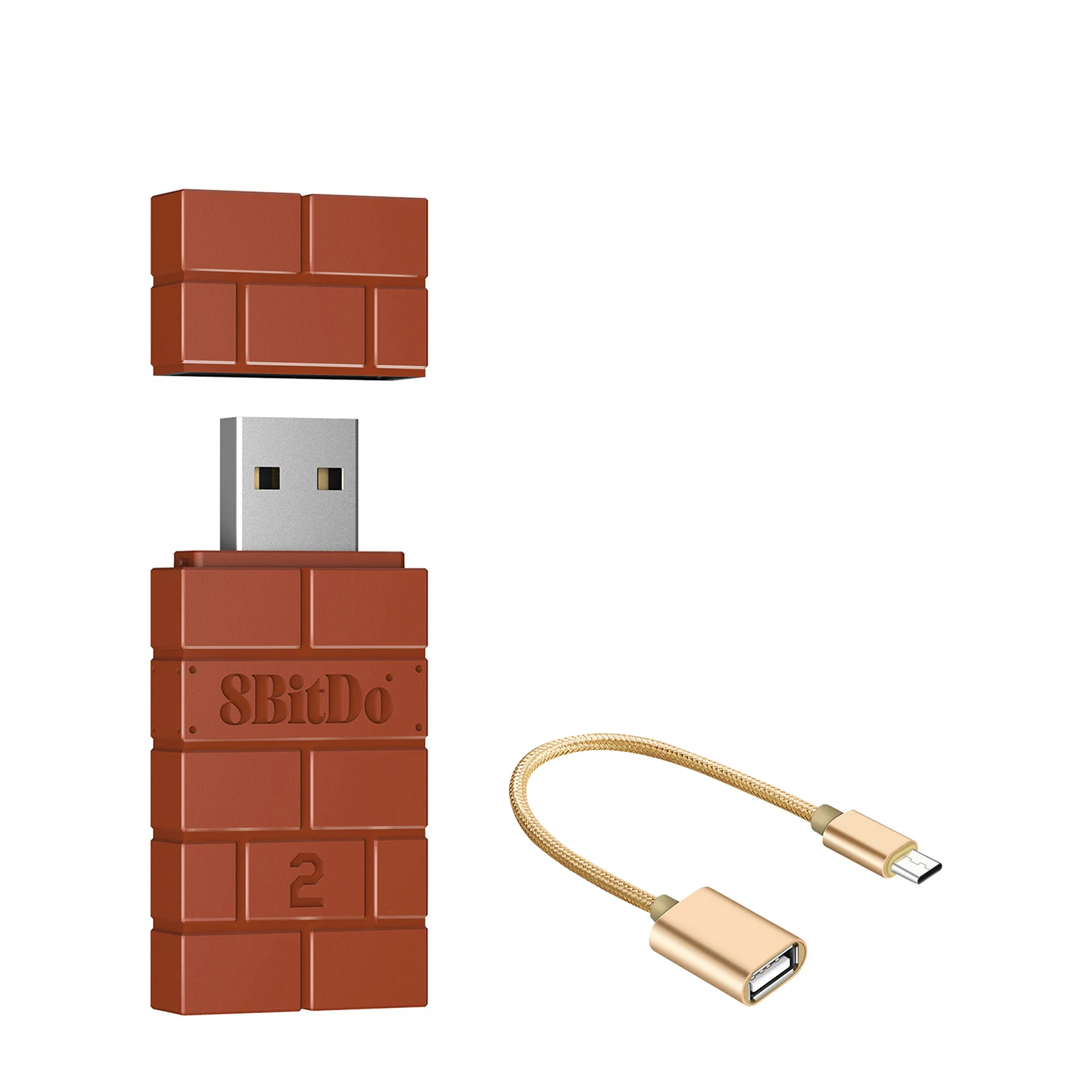 8Bitdo Draadloze Bluetooth USB RR Adapter voor Schakelaar Windows Mac Raspberry Pi Switch Lite NS OLED Ondersteuning PS3 PS4 PS5 Controller