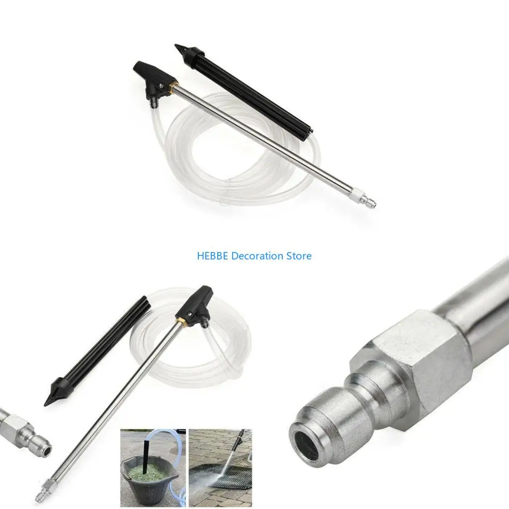 B0KC Pressure Washer Sand Wet Blasting Nozzle 1/4Inch Quick