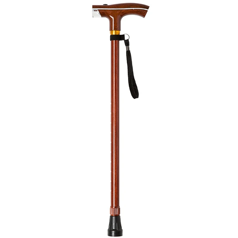 Folding Walking Cane With LED Light Adjustable Walking Stick With Carrying Bag For Man/Woman