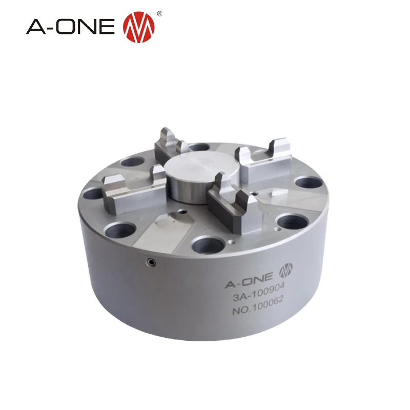 A-ONE 3A-100904 Rapid-Action Automatic Chuck 100mm Self-Centering CNC Chuck for Milling & Drilling Machines