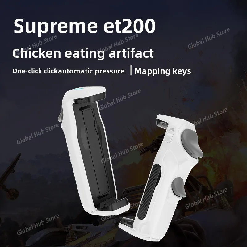 ET200 PUBG Gaming Gadget Asupports A Utomatic Pressure Gun Multi-Function Button Support Game Handle Android Bluetooth