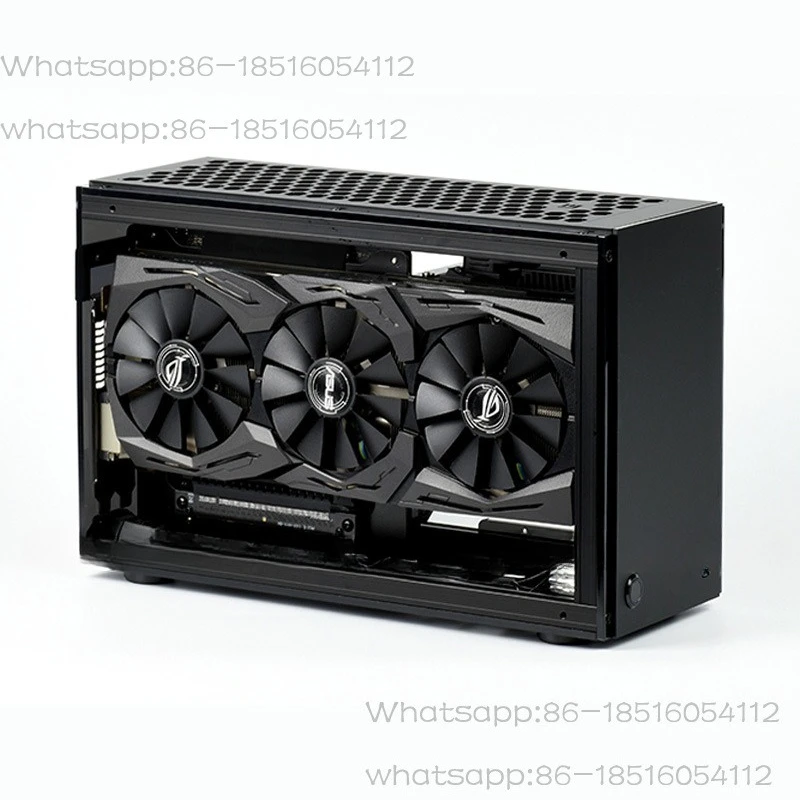 A50S Pirate Ship PC A4 Sound Effect New Silver and Black PC Mini ITX Transparent Case