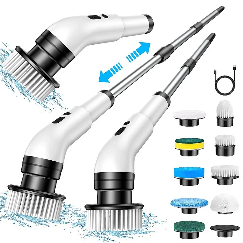

Wireless Electric Cleaning Brush Multifunctional Handheld Scrubber for Kitchen Bathroom Pool