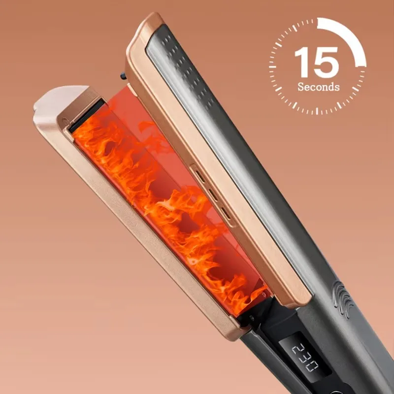 Przenośna prostownica parowa do włosów, elektryczna prostownica do włosów, dobry przyrząd do stylizacji w domu.