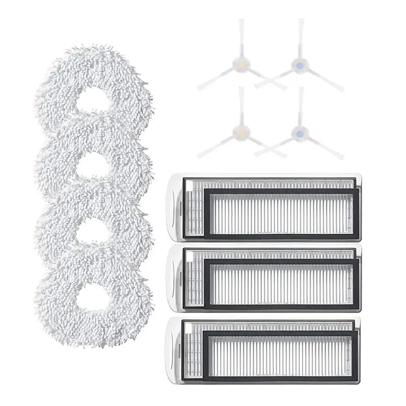 PORK-Accessories For Roborock G20S S8 Max Ultra Sweeper Ultra Sweeping Machine Replacement Mop Cloth Brush Side Filter