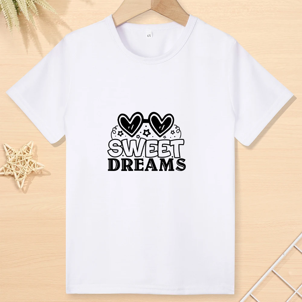 Children's Clothing Creative Print Picture Short Sleeved Summer Comfortable Boys and Girls T-shirt Street Trend Tee Shirt