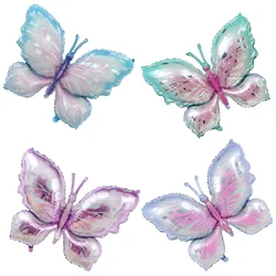 Newest Butterfly Birthday Balloon Set Blue Green Purple Foil Ball Baby Shower Helium Balloon Birthday Party Decorations Globo