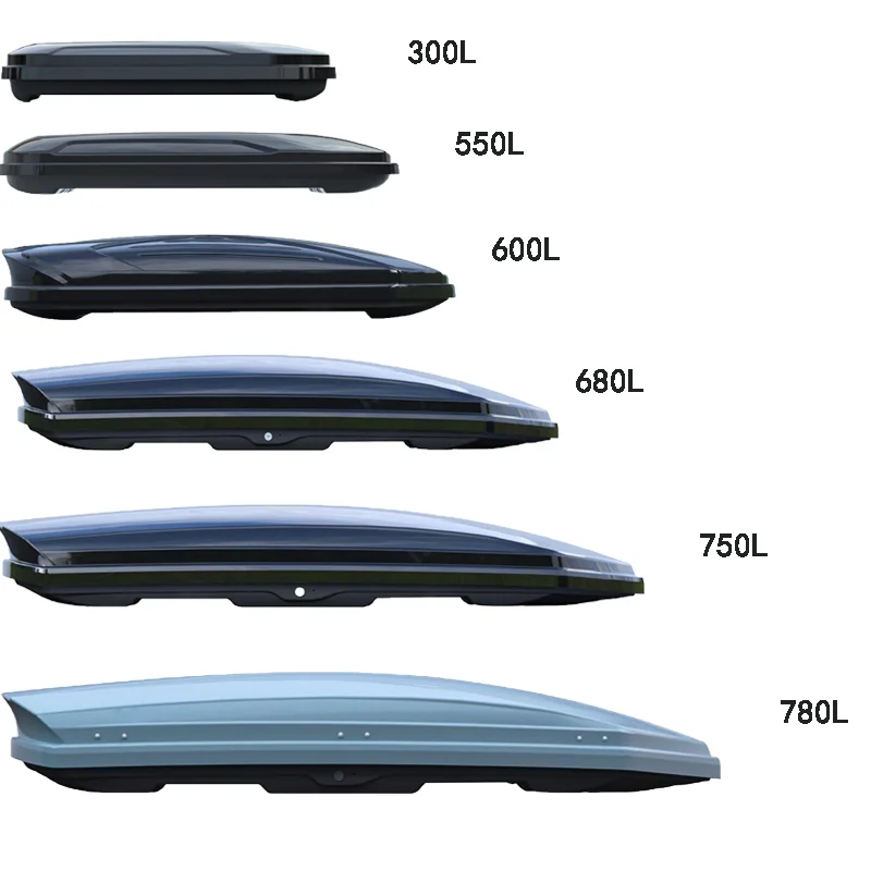 New Large-capacity 550L ABS Car Roof Box Large Storage Luggage for Travelling Goods with Roof Box
