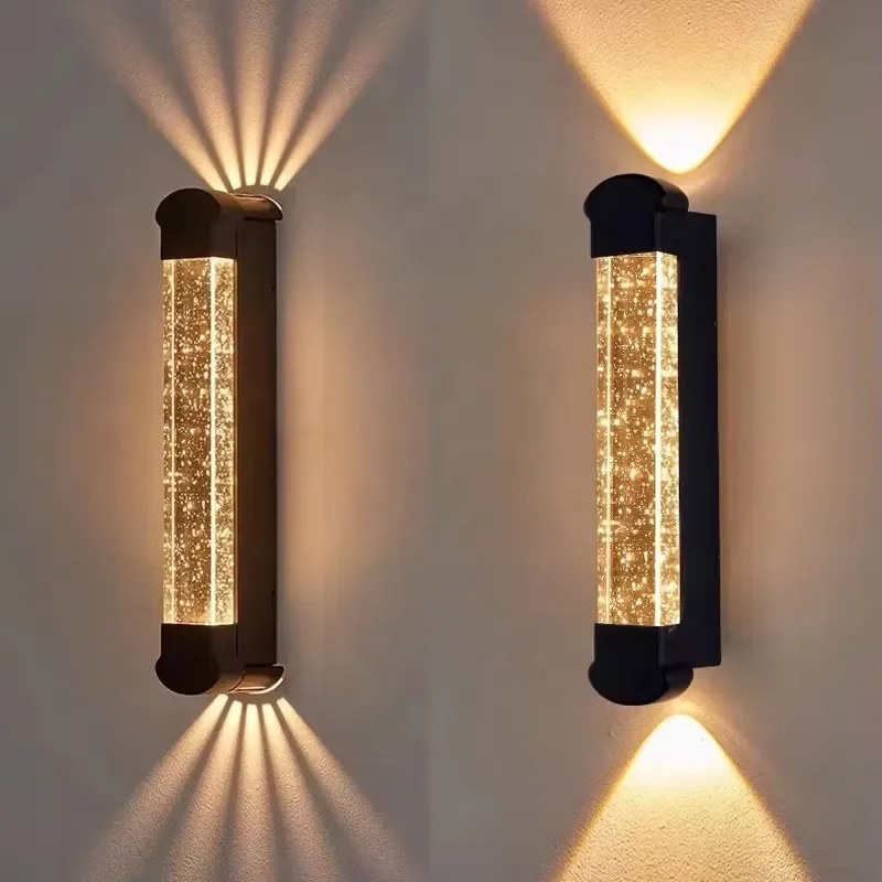 for New Design Outdoor Wall Lamp with Strip Mounting IP65 Waterproof LED Light  Garden