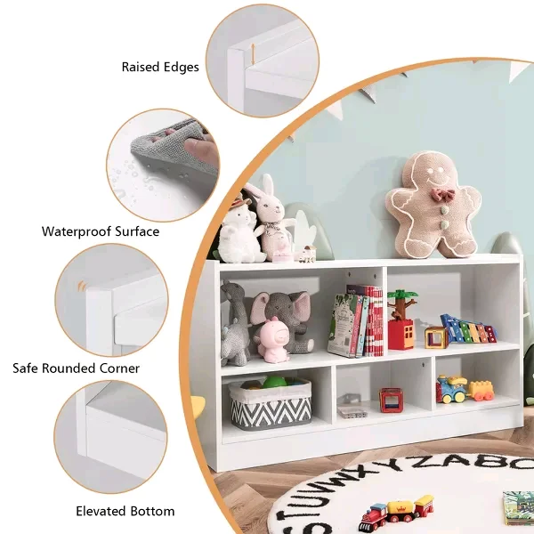 ！@Combohome Modern Luxury Living Room Wooden Display Kids Etageres Book Shelf Cabinet Wood Bookshelf Bookcase