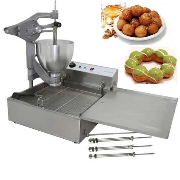 

Continuous Production Line Semi Automatic square Model Shaping and Frying Deep Fry Ball Donut Machine to Help Donuts