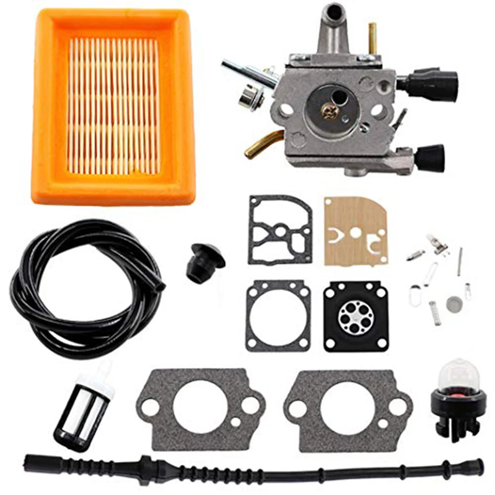 Carburetor For FS120 FS120R FS200 FS020 TS200 FS250 FS300 FS350 String Trimmer Brushcutter Carburetor Fuel Filter Diaphragm Kit