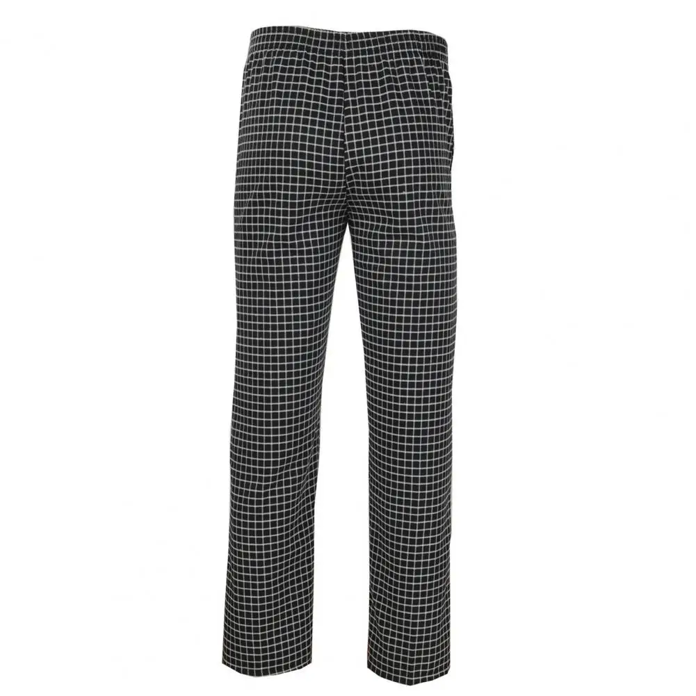 Men Pants Plaid Print Men's Sweatpants With Elastic Waist Side Pockets For Casual Gym Training Outdoor Activities Trousers