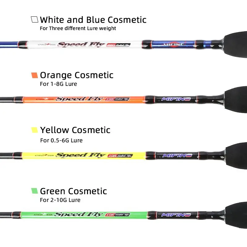 MIFINE SPEEDFLY SPIN 24T Ultralight Carbon Spinning Fishing Rod with 1.8M/1.98M/2.1M/2.2M 0.5-6g, 1-8g, 2-10g MF Trout Fishing