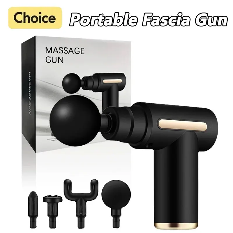 USB Mini massaggio pistola Fascia macchina rilassamento muscolare pistola vibrante asta massaggio attrezzature per il Fitness collo afferrare Fascia