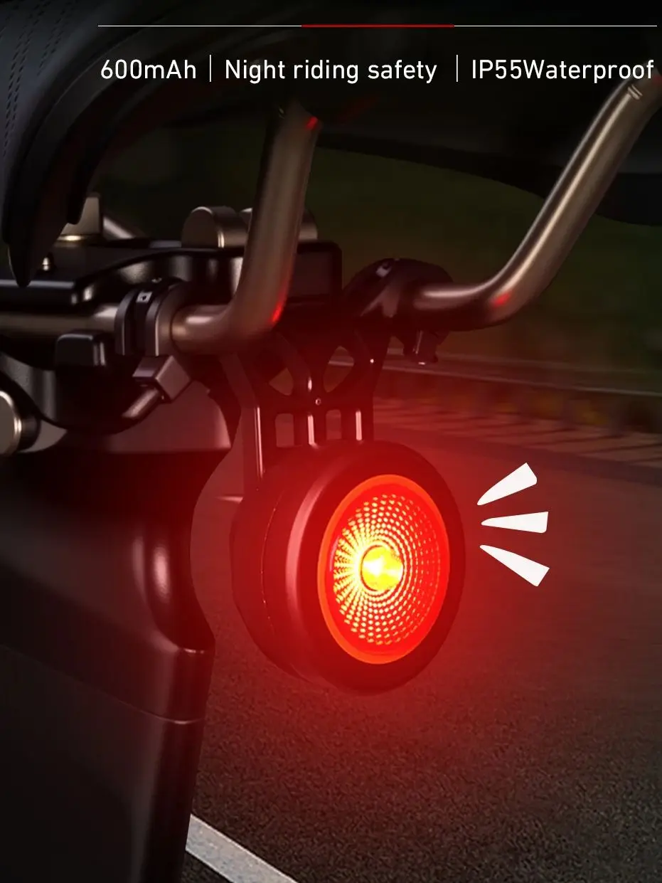 AliExpress CYCLAMI Bike Tail light Magnetic Bicycle Rear Lights Smart Auto Brake Sensing Rechargeable Waterproof MTB Road Taillight