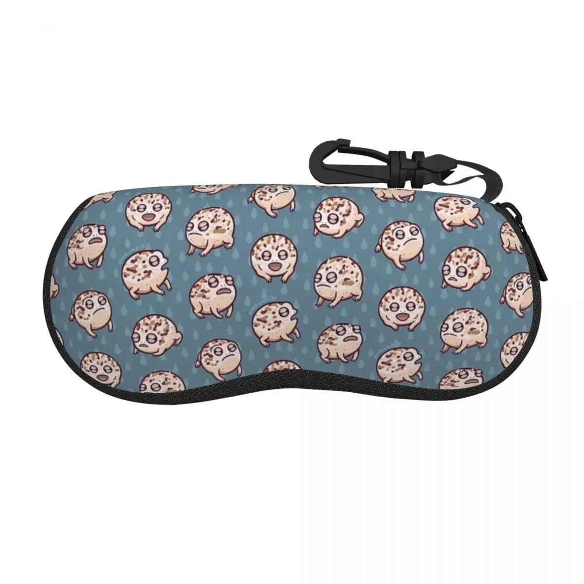 

Desert Rain Frog Shell Glasses Case Protective Sunglasses Box Women Men Soft Eyeglasses Bag Pouch