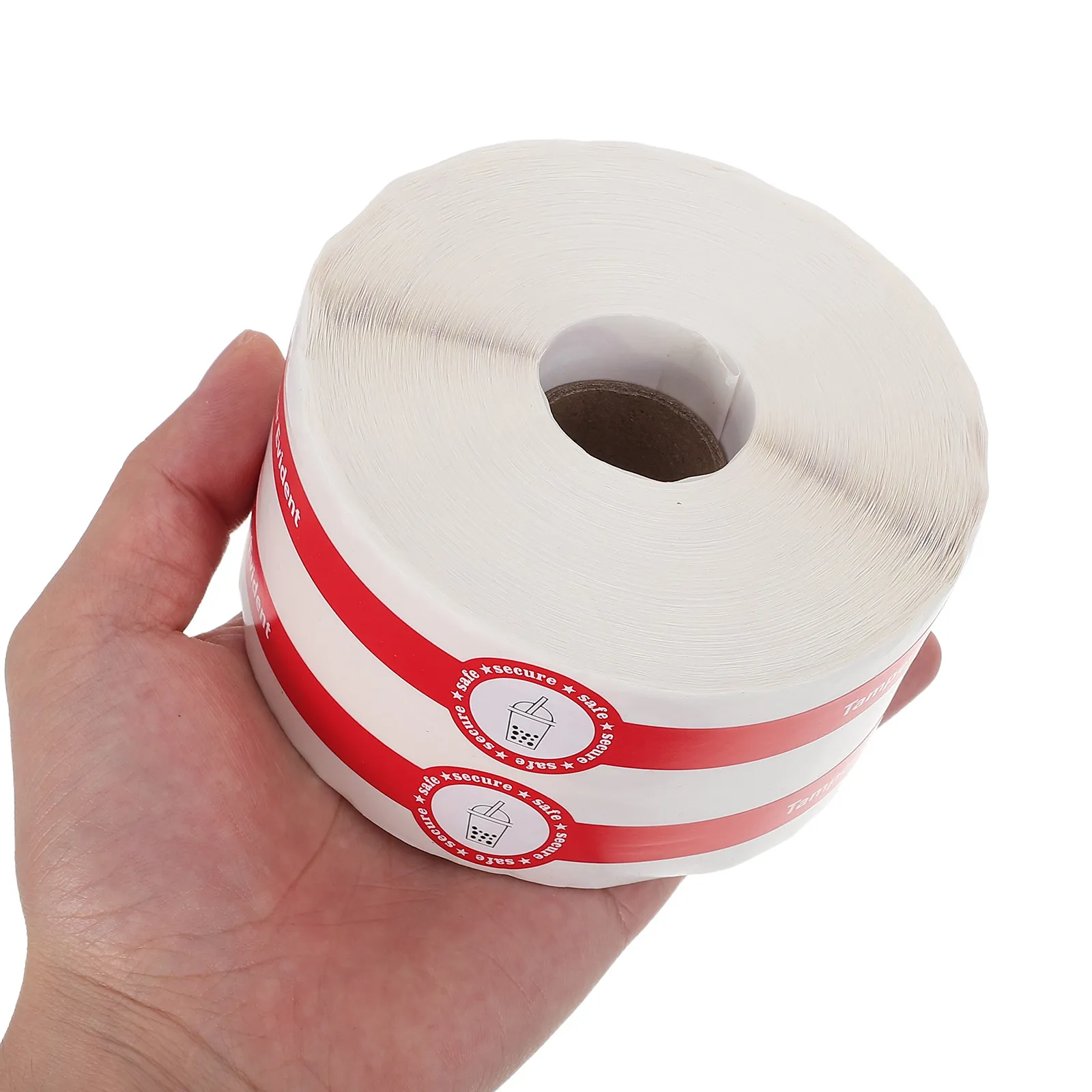 500pcs Safe Secure Tamper Proof Stickers Tamper Evident Seals Stickers for Food Deliver Drink Lids Labels for Freshness Seals