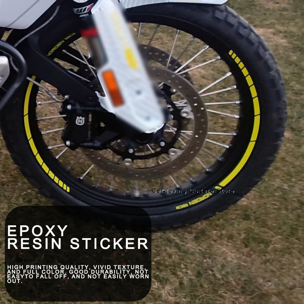 Stiker pelindung antiair, stiker roda sepeda motor untuk Husqvarna Norden 901