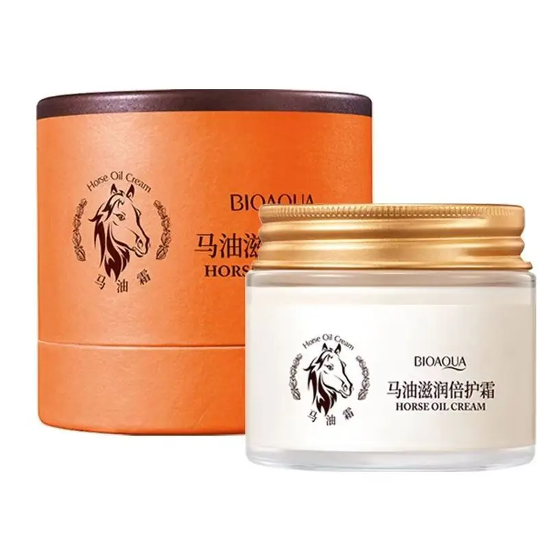 

Horse Oil Face Cream Moisturizing Nourishing Oil Control Skin Care Cosmetics skincare Firming Facial Cream for Face Care 70g