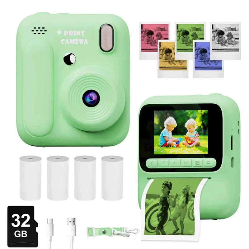 kids-instant-print-camera-24-mini-digital-camera-1080p-portable-video-recorder-toys-with-games-music-for-children-gifts-toys