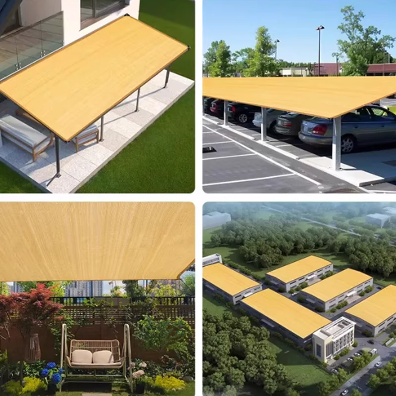 Anpassbare Sonnenschutznetze in Sondergrößen in Beige für Gartenhäuser, Balkongeländer, atmungsaktiv und belüftet
