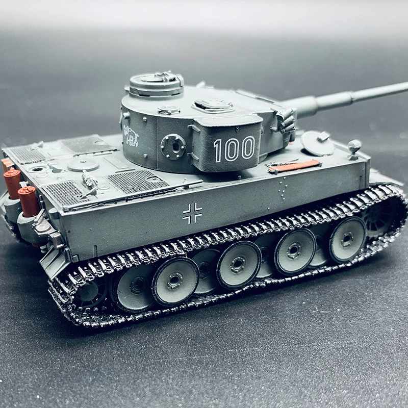 Diecast 1:72 Scale Tiger I Tank Extreme Early Type Ears Tiger Crawler Chariot Finished Model Collection Gift Toys