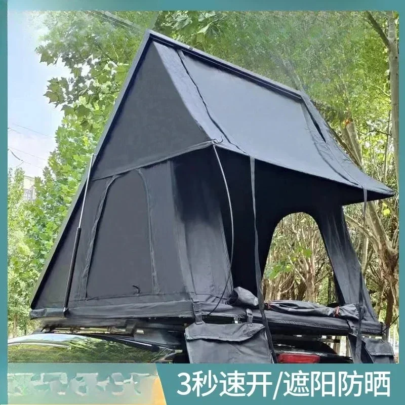 Roof tent Rainproof camping tent Automatic triangular folding roof tent Aluminum profile