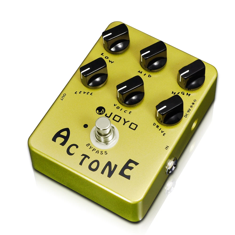 JOYO JF-13 AC TONE Overdrive Guitar Pedal Simulate from AC-30 Tube Amplifier Classic British Rock Sound for Guitarist
