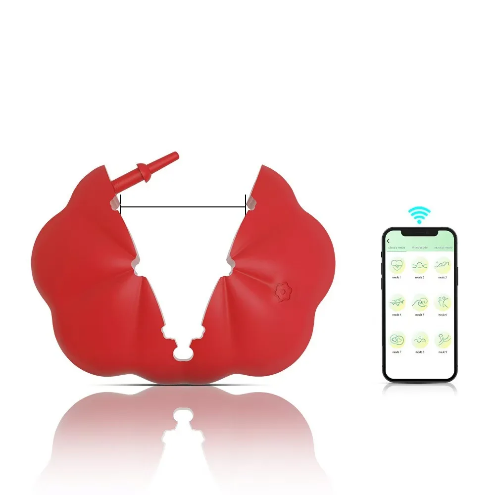 New Product Punishment Stimulation Breast Nipple Breast Clip Women's Wireless APP Vibration Breast Massager Masturbator view 4