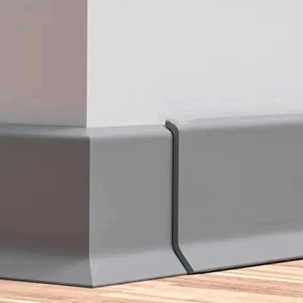 For Living Room Baseboard Trim Moisture Resistant PVC Corner Edging Strip 5 cm Wide Available in 1 m and 5 m Lengths