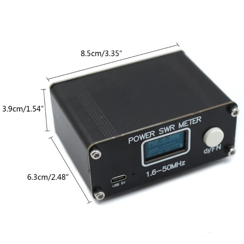 Clear Communications QRP 150W SWR Antenna Tuner SWR Power Meter FM-CW/AM-SSB 1.0-99.9 Standing Wave-Measurement Ranges