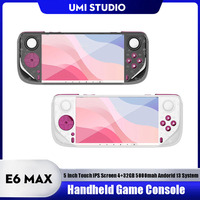 E6 MAX Handheld Game Console 5 Inch Touch IPS Screen 4+32GB 5000mah Andorid 13 System Support 5G Wifi TV Video Game Console