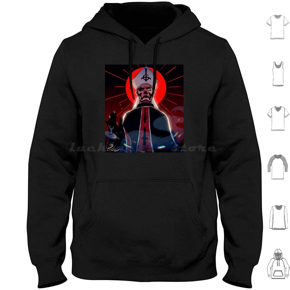 Papa Emeritus I Hoodies Long Sleeve Ghost Papa Emeritus Cardinal Copia Papa Emeritus I Ghost Bc The Band Ghost Papa