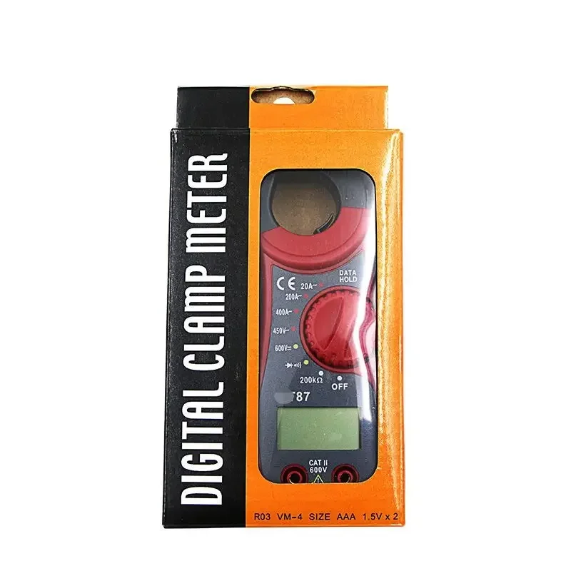 Hot Sales Voltage and Current Meter Measuring Resistance Voltage on-Off Digital Clamp Meter