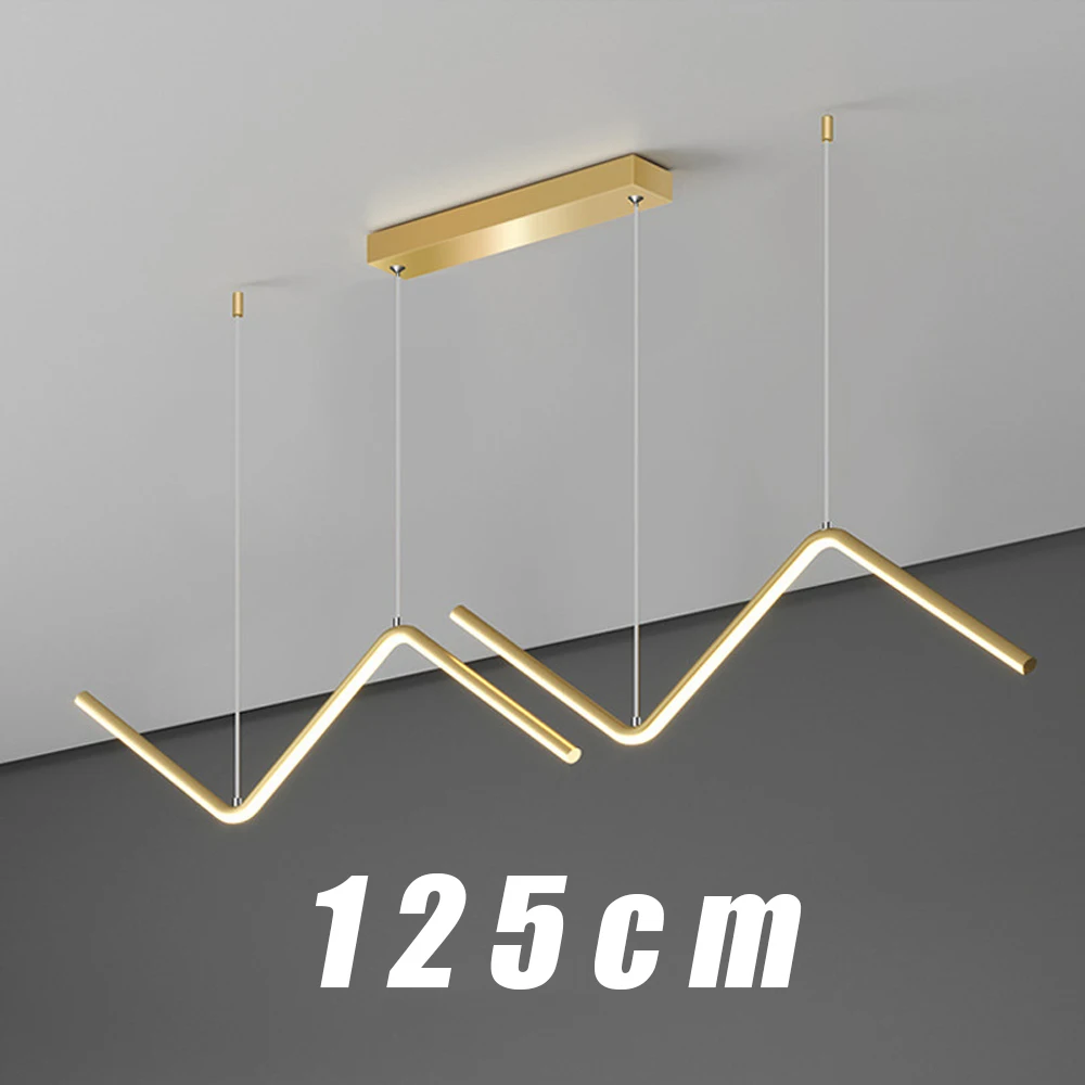 

125cm LED Pendant Light Living Room Bedroom Restaurant Dining Table Pendant Lamp Modern Indoor Home Decor Ceiling Hanging Lamps