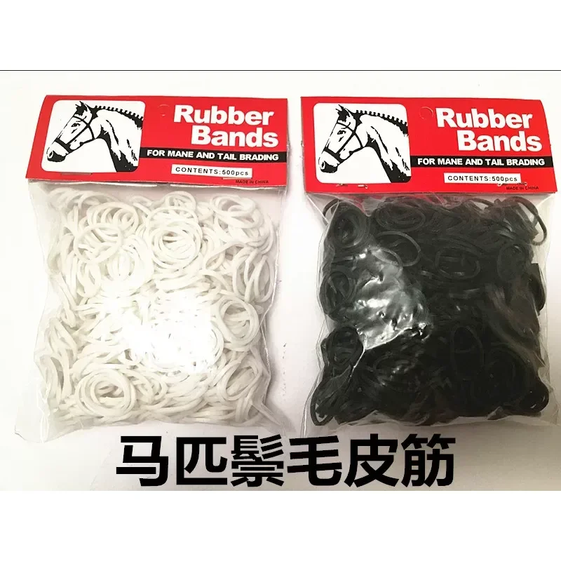 Harness Equestrian Rubber Bands for Horses Mane Rubber Bands Horse Braids, Horse Equipment Horse Cleaning, Stable Supplies