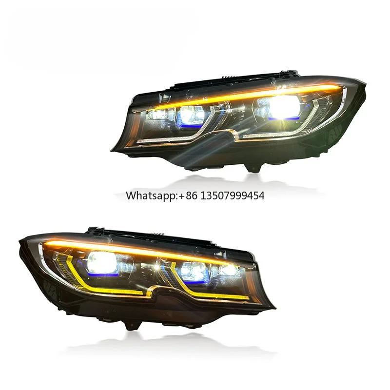 

G20 Laser Headlight for 3 Series 2018 G28 G20 LED Headlights Upgrade to Fashion Yellow Laser Headlight