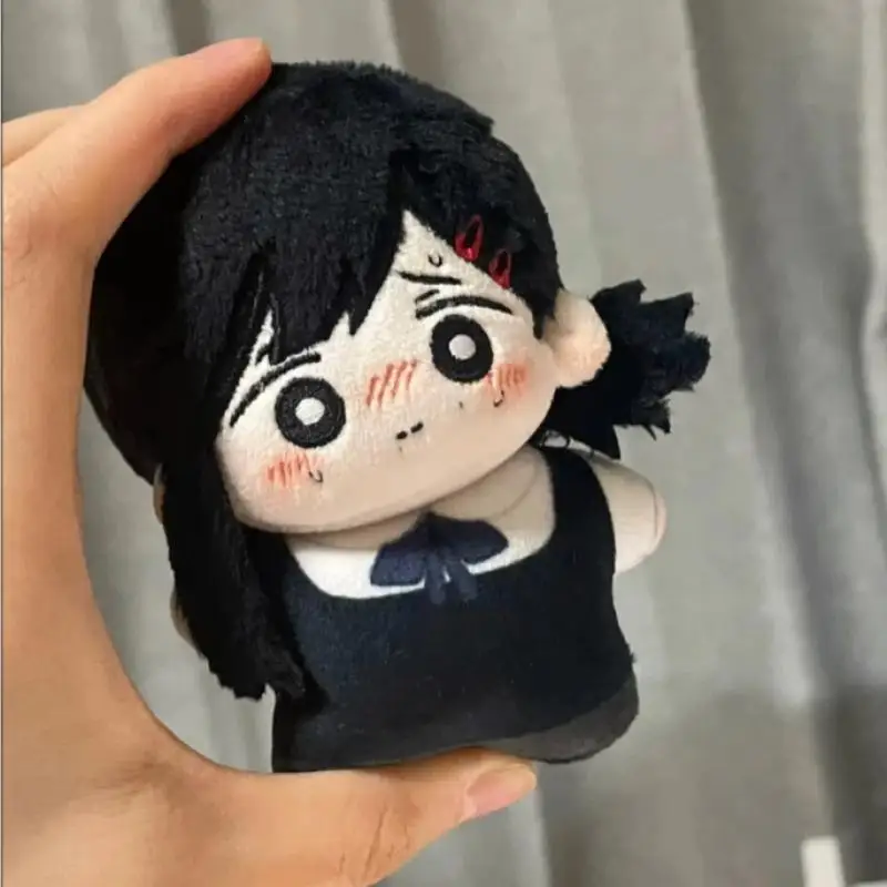 Chainsaw Man Anime Figure Higashiyama Kobeni Kawaii Q-Version Plush Doll Desktop Bedside Ornament for Children Cute Toy Gifts